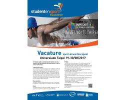 Vacature-kine-Universiade